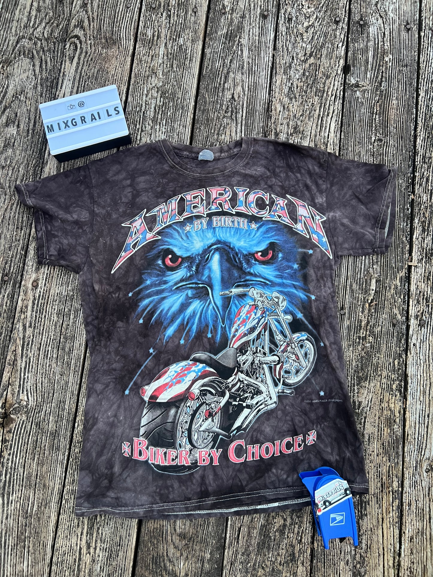 Y2k Tee(American by *birth biker by choice*) Medium