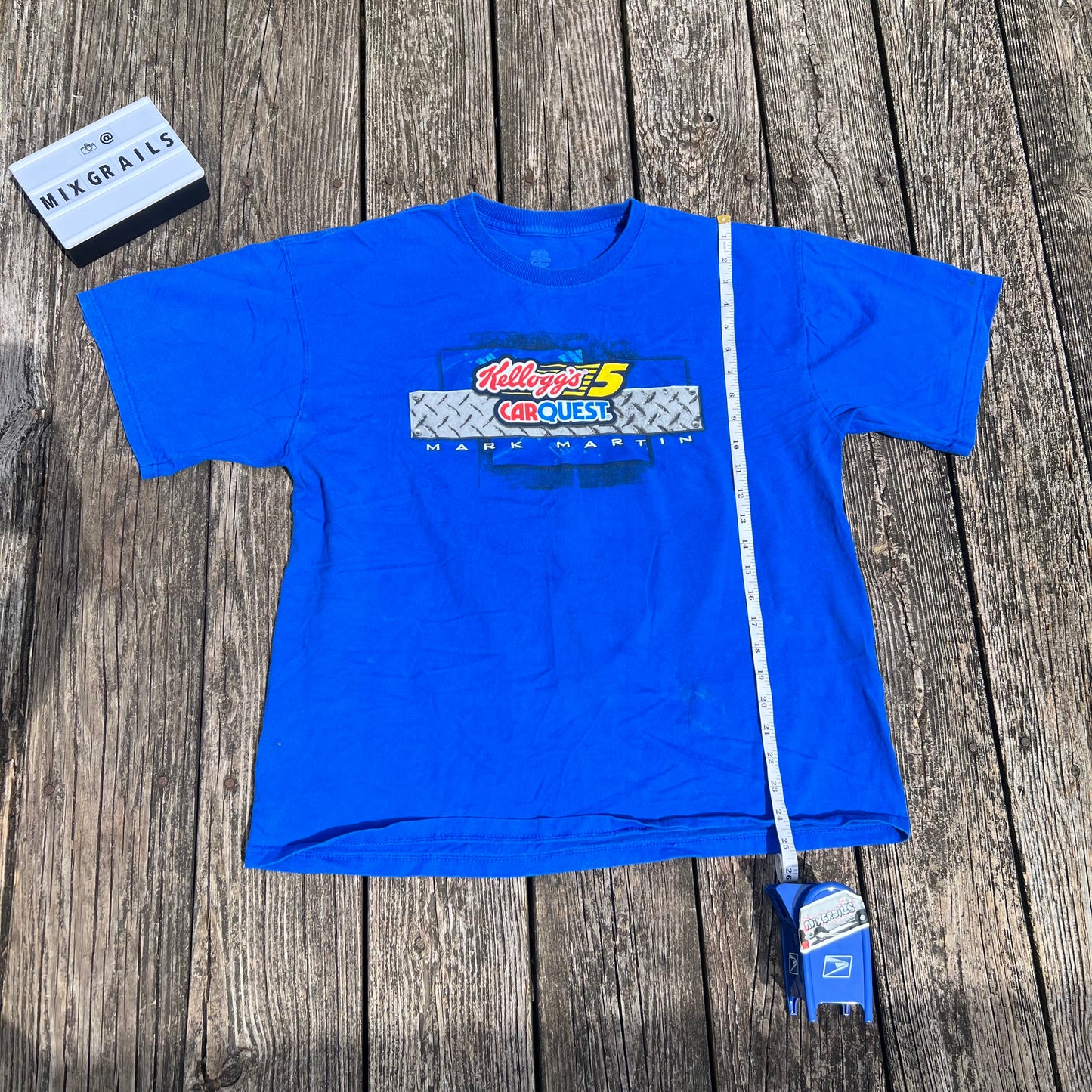 Fruit Of The Loom Nascar Racing Mark Martin #5 Kelloggs Tee Shirt Size L