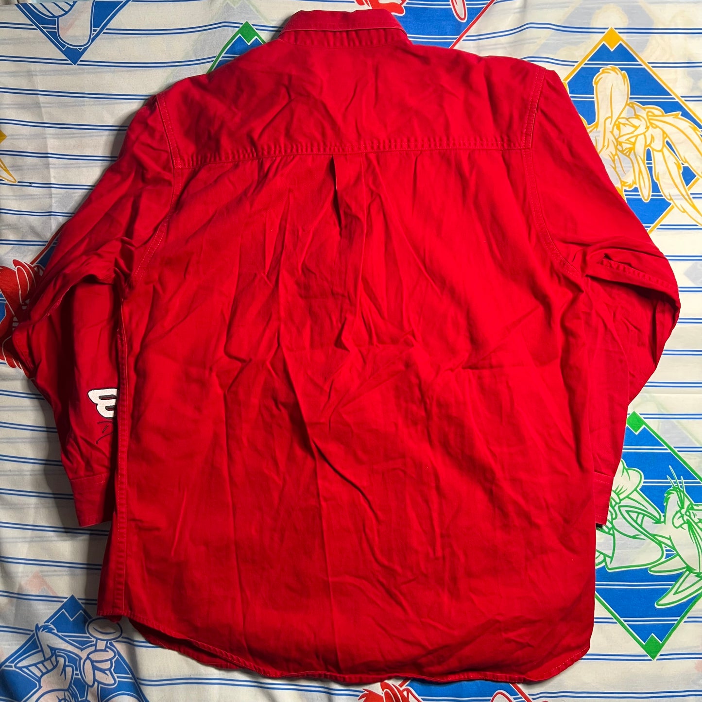 NASCAR Bud Racing button-up shirt (medium)
