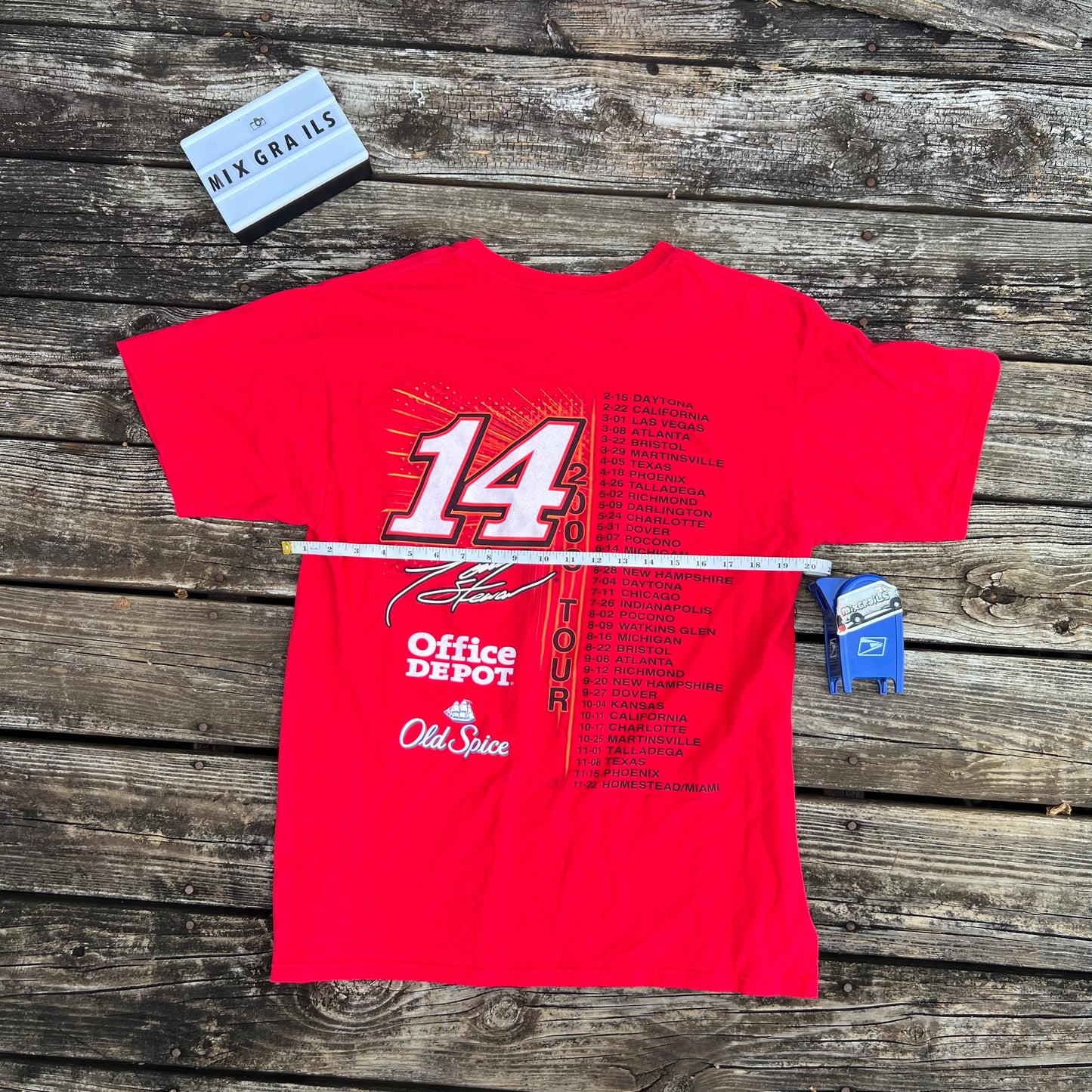 Tony Stewart NASCAR #14 The Season Has Just Begun T Shirt Size Large
