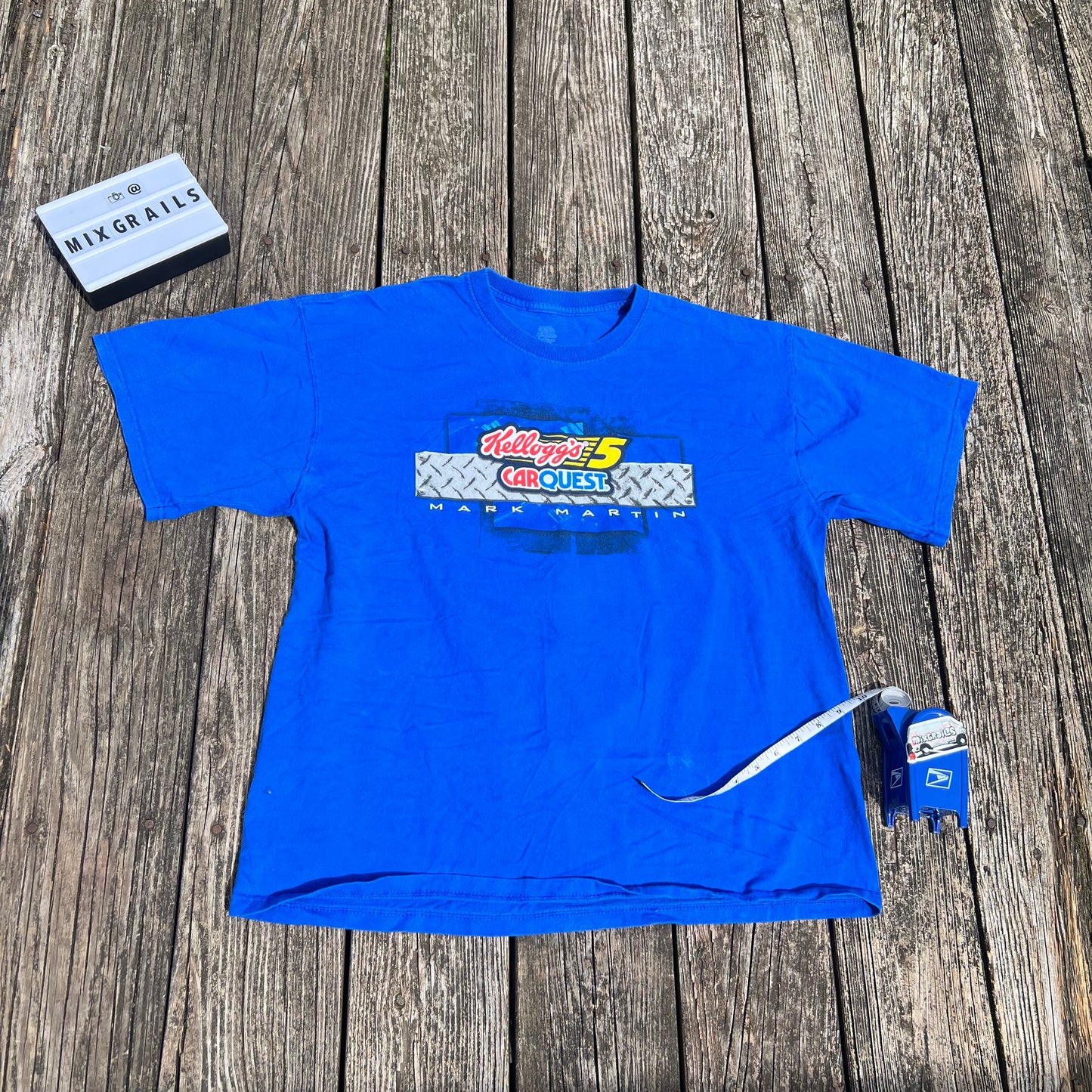 Fruit Of The Loom Nascar Racing Mark Martin #5 Kelloggs Tee Shirt Size L