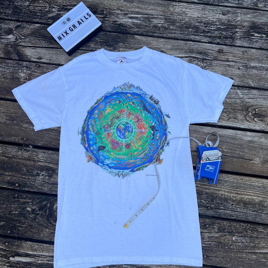 1994 Human-I-tee earth circle of life t-shirt small