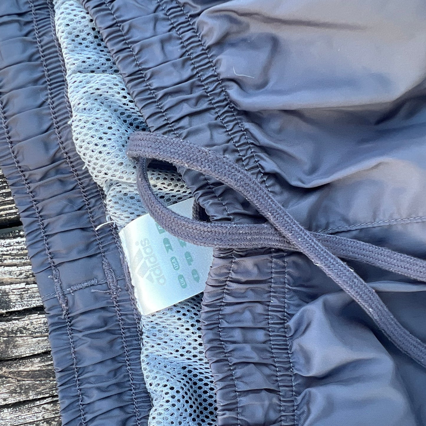 Vintage Adidas Track Pants Adult L  Gray Windbreaker Pants Soccer Sports Y2K