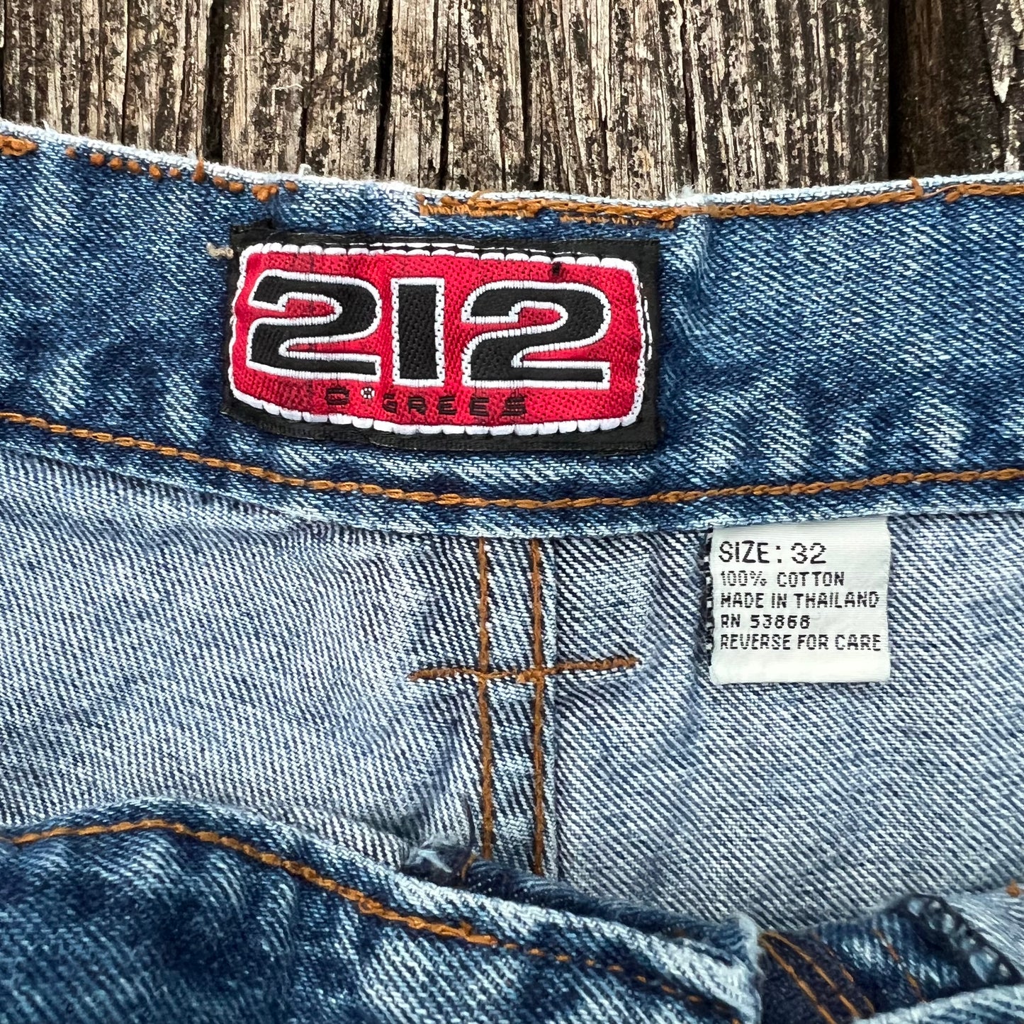 90’s 212 degrees blue denim shorts