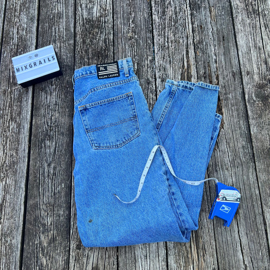 90s polo denim jeans with a relaxed fit jeans 33x32