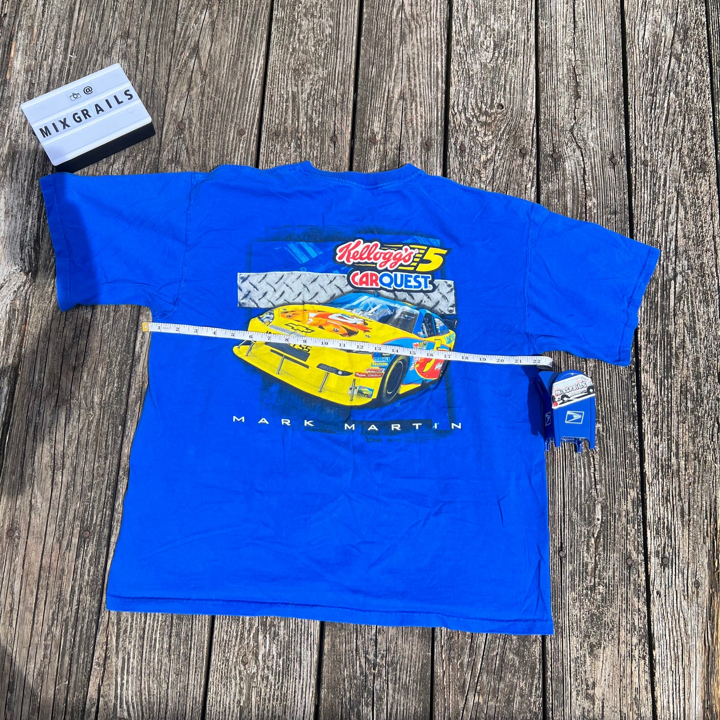 Fruit Of The Loom Nascar Racing Mark Martin #5 Kelloggs Tee Shirt Size L