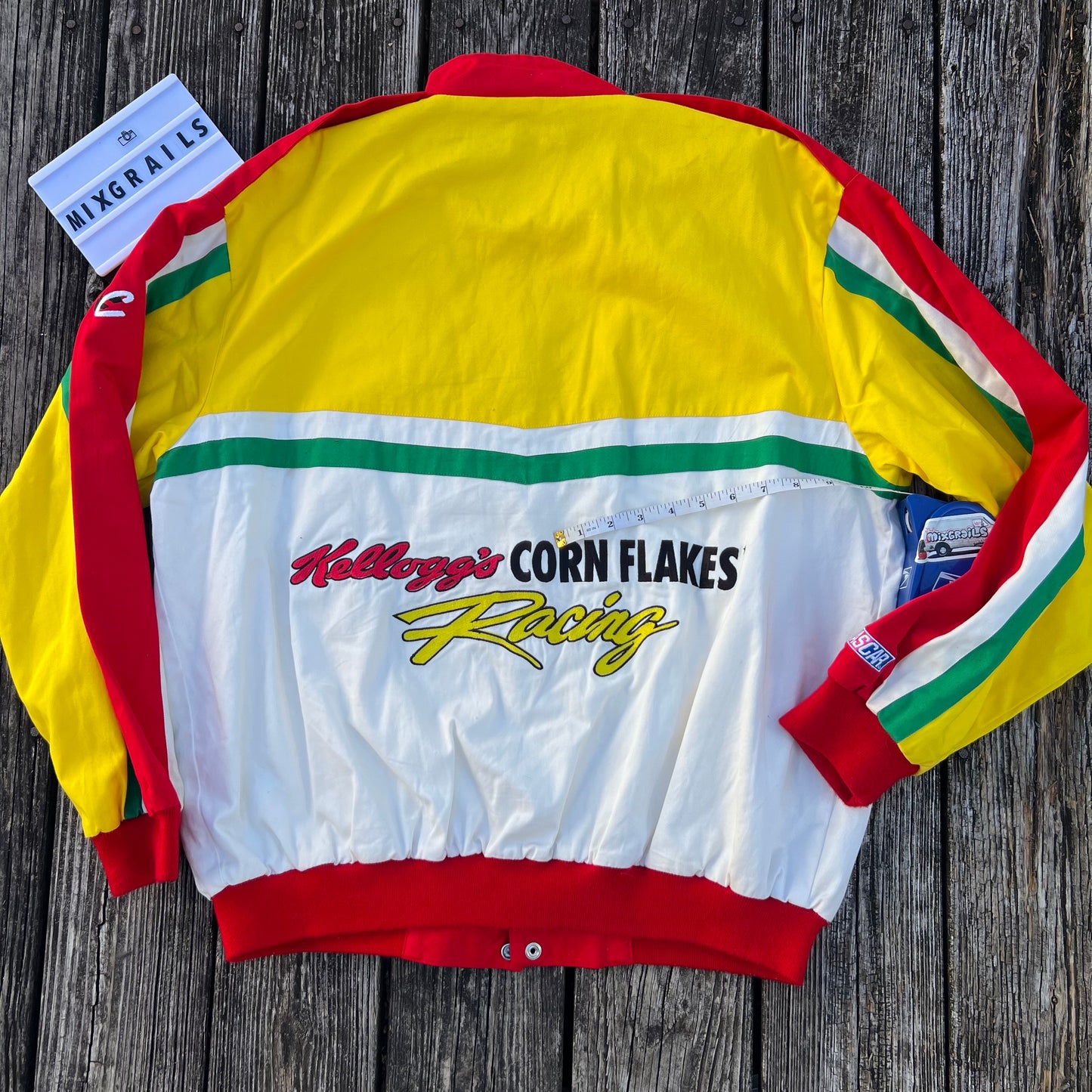 90’s Kellogg's NASCAR Jacket Mens Large Racing Hendrick Corn Flakes