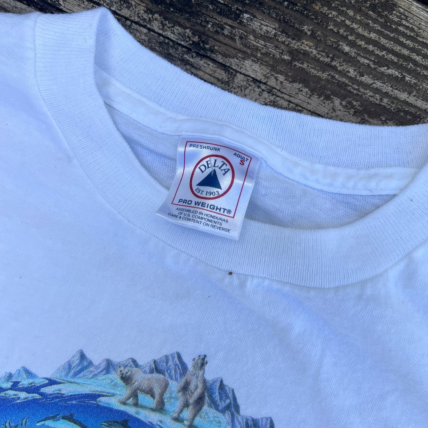 1994 Human-I-tee earth circle of life t-shirt small