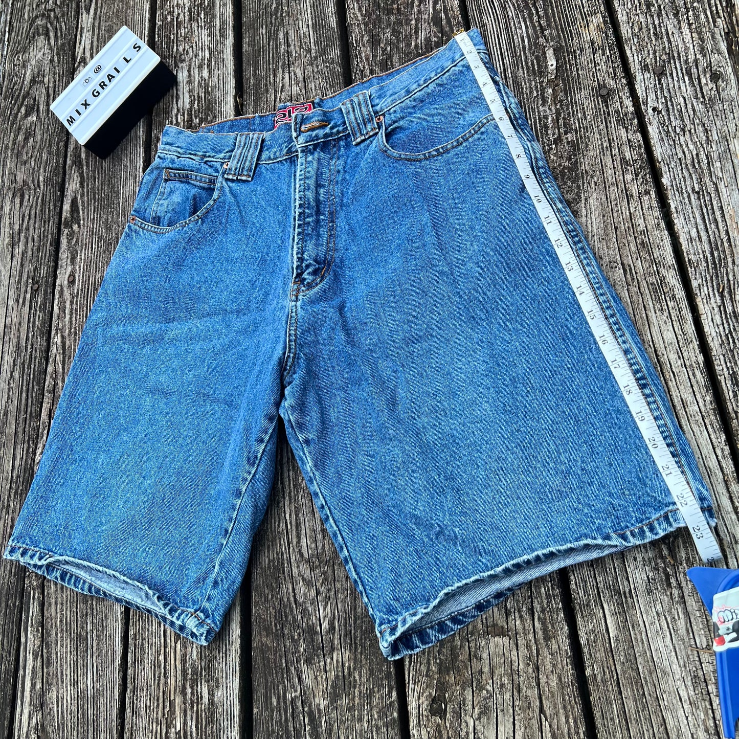 90’s 212 degrees blue denim shorts