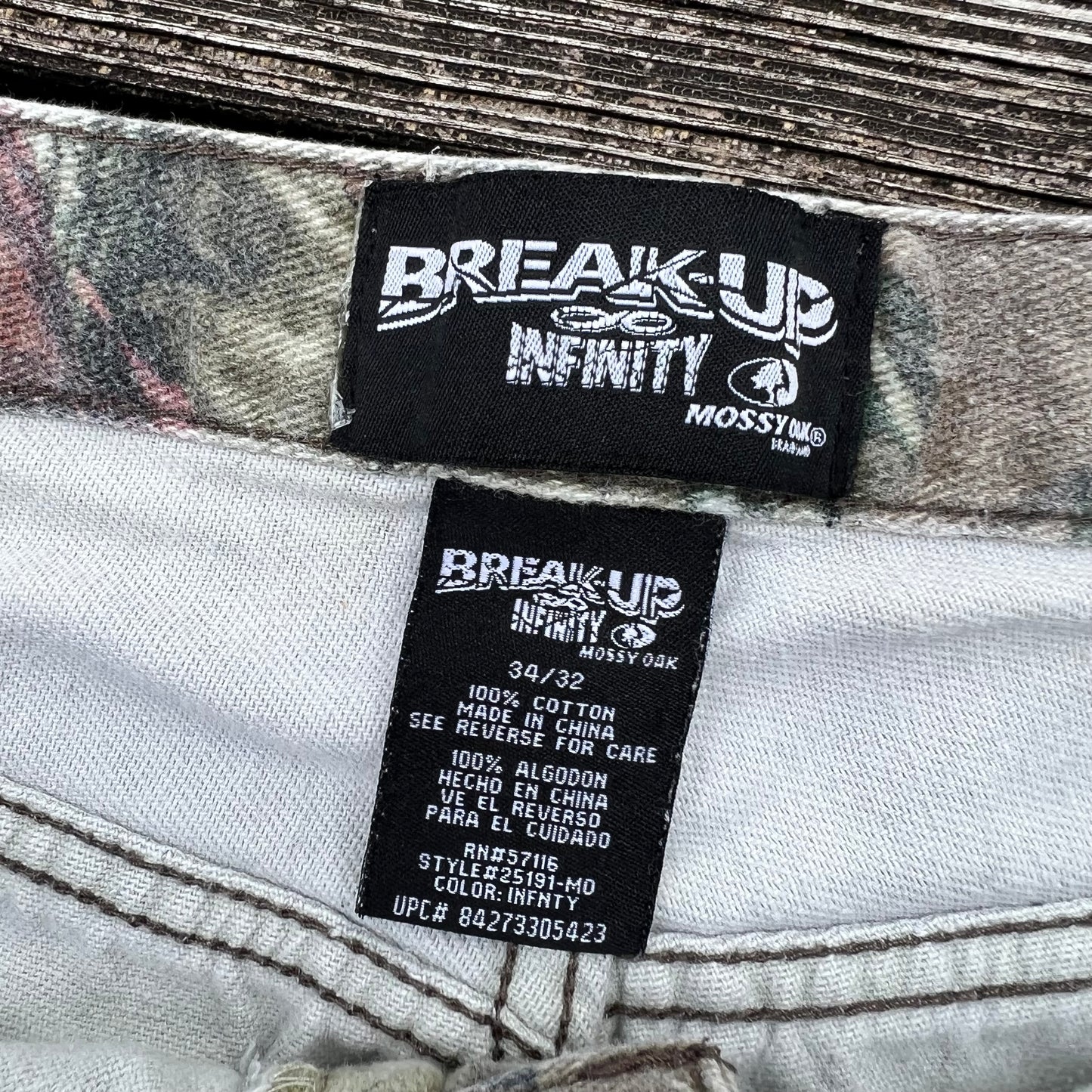 Y2k realtree camo pants Sz34/32