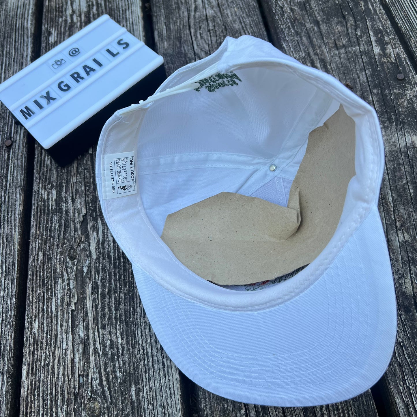 1996 Atlanta White Olympics snapback hat
