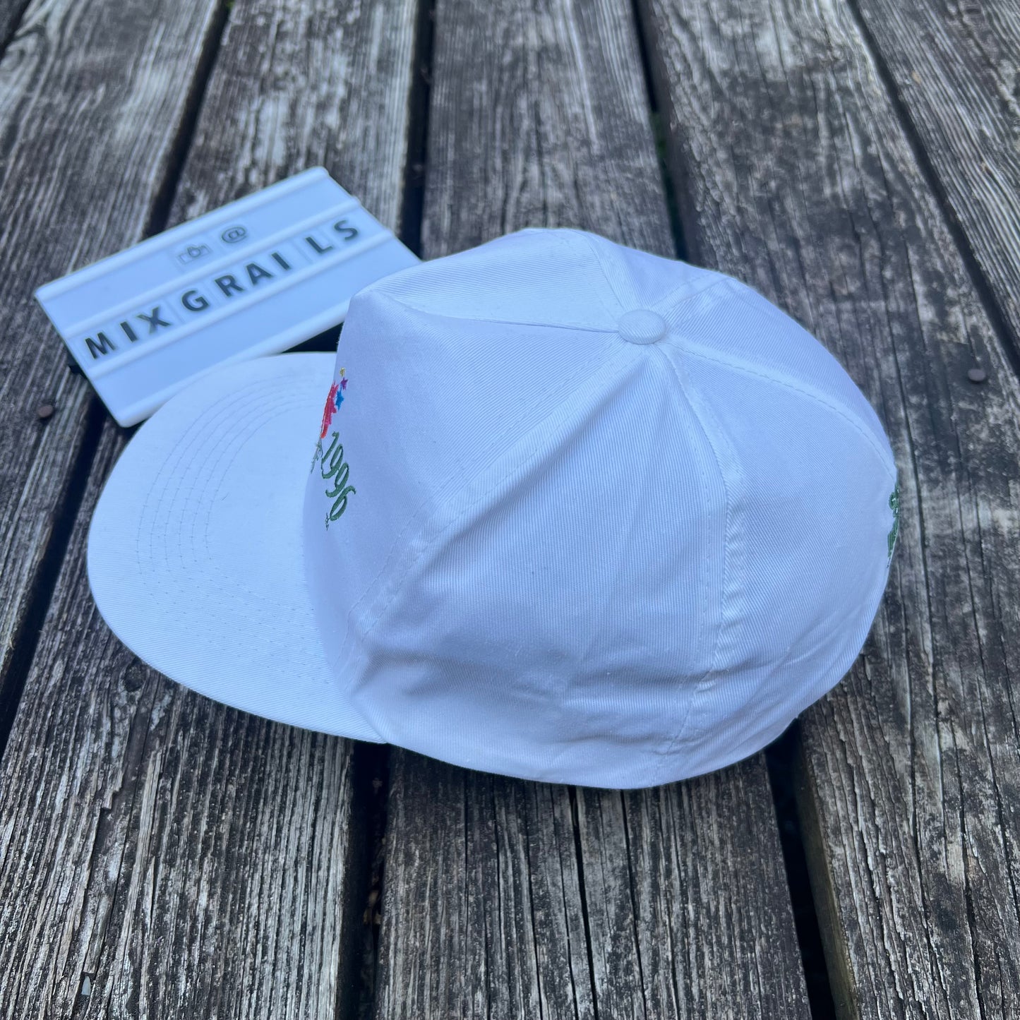 1996 Atlanta White Olympics snapback hat