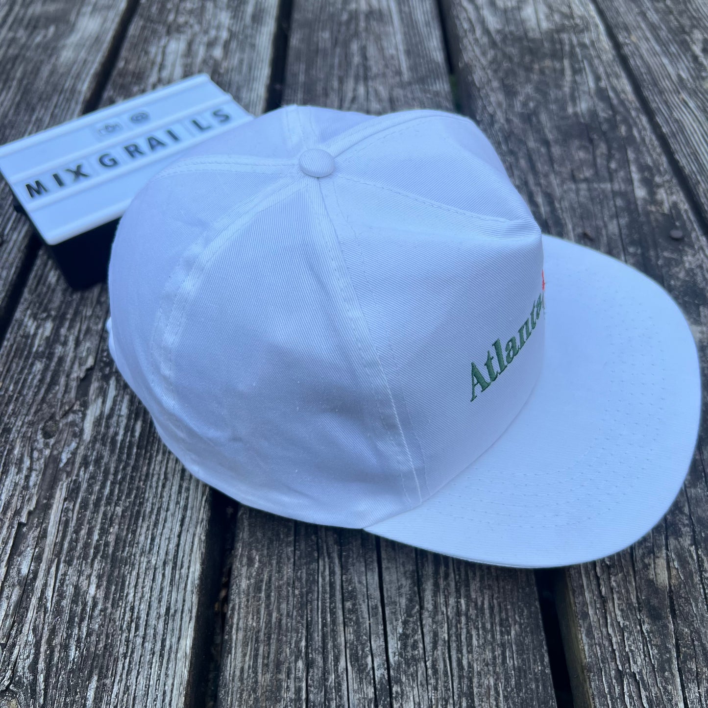 1996 Atlanta White Olympics snapback hat