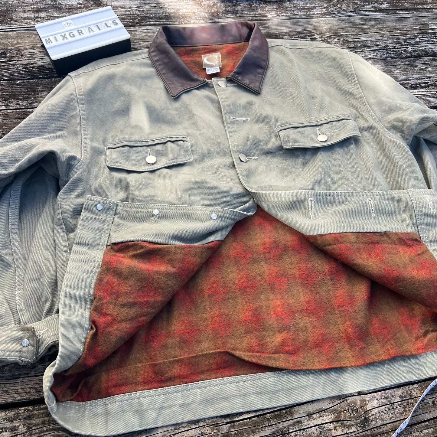 Vintage Marlboro sun moon cavas jacket Large