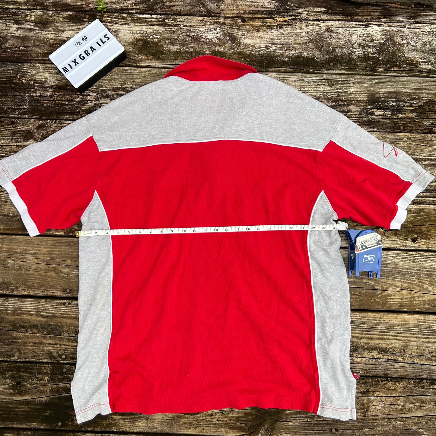 Vintage Y2K Eminem Shady LTD Polo Shirt Quarter Zip Size 2xLarge