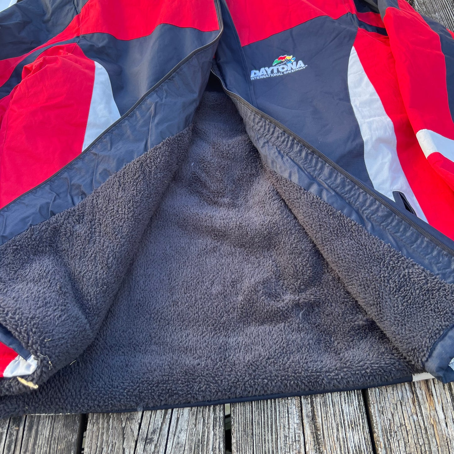 Daytona Speedway Racing Bomber Jacket Zip Men’s XLarge