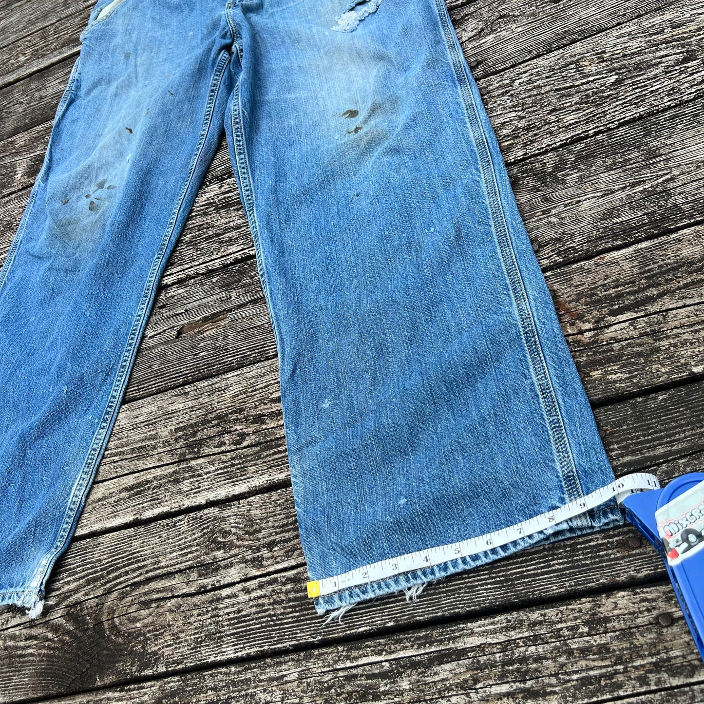 Vtg Tommy Hilfiger Carpenter Jeans Mens Size 36 Blue Denim ￼Pants
