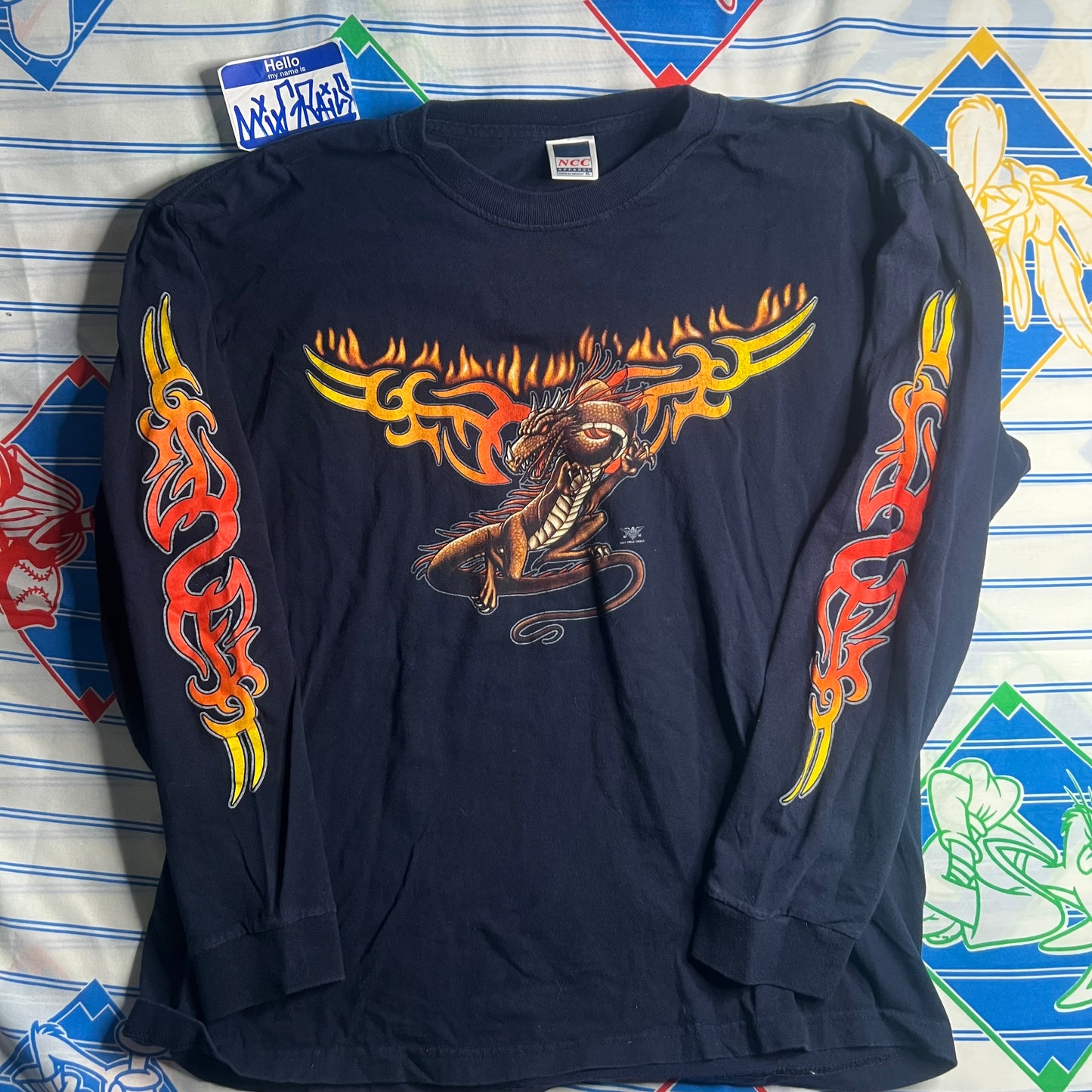 Y2k dragon long sleeve (xlarge)