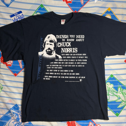 Y2k Chuck Norris T-shirt XLarge