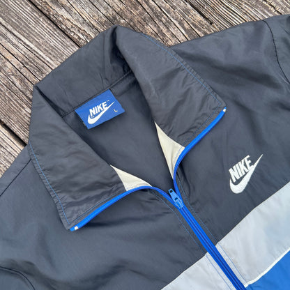 Nike Vintage Blue Tag Windbreaker Jacket Large