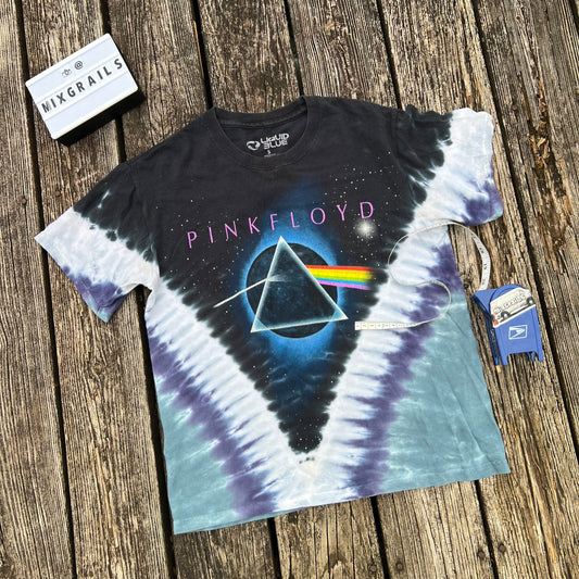 Y2k Pink Floyd Liquid blue T-Shirt Small