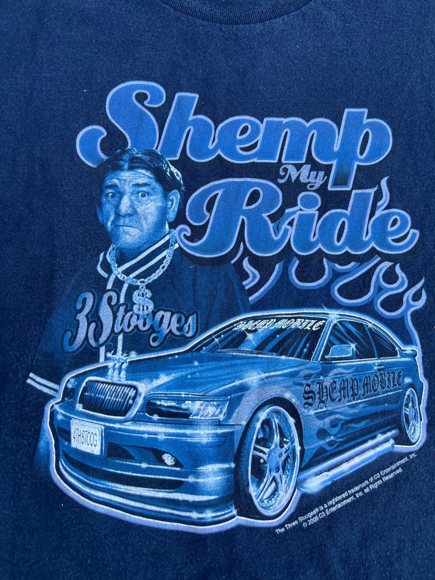 three stooges “SHEMP MY RIDE” X-Large