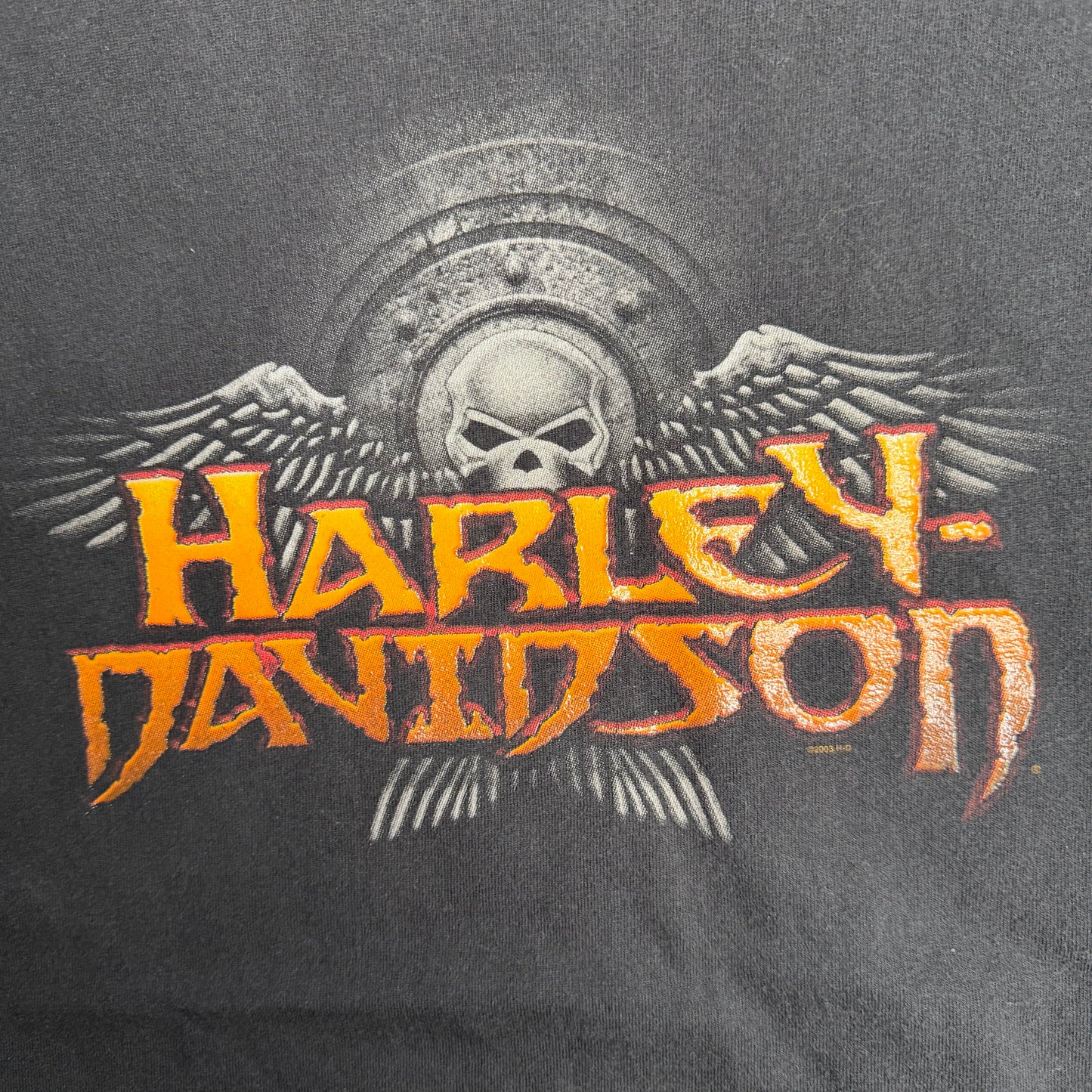 Harley-Davidson Y2K Skull & Wings tee XXL