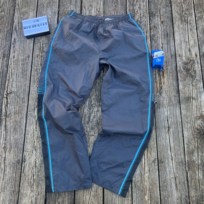 Vintage Adidas Track Pants Adult L  Gray Windbreaker Pants Soccer Sports Y2K