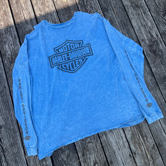 Y2K Harley Davidson long sleeve 3XL