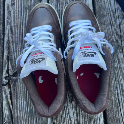 Nike Supreme x Air Force 2 Brown (10.5M)
