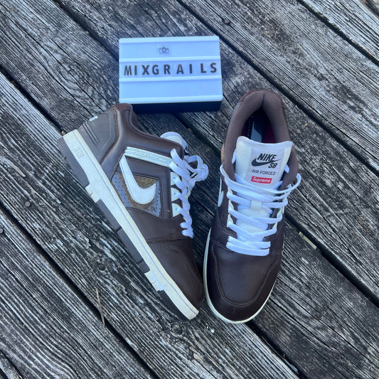 Nike Supreme x Air Force 2 Brown (10.5M)