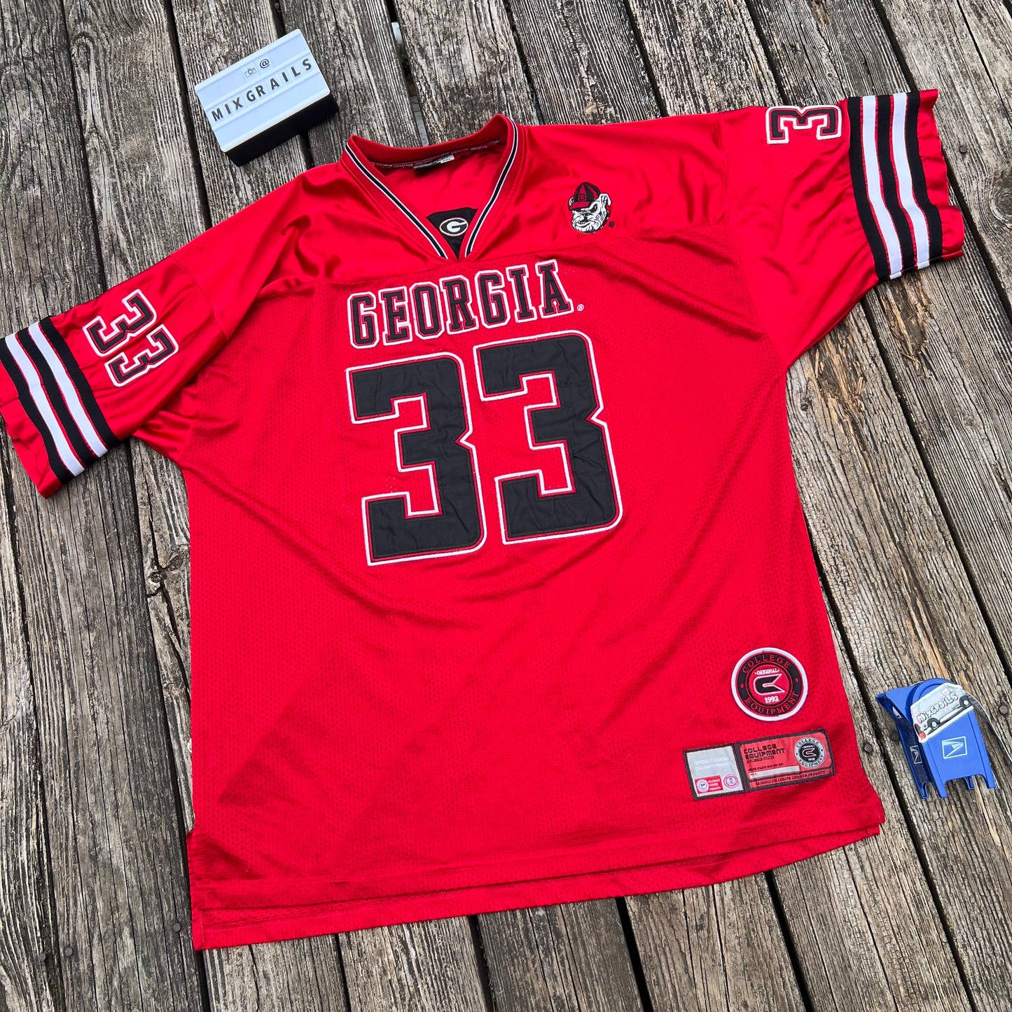 Georgia Bulldogs Football Jersey XXLarge#33 Mesh Colsseum Terrell Davis 1993