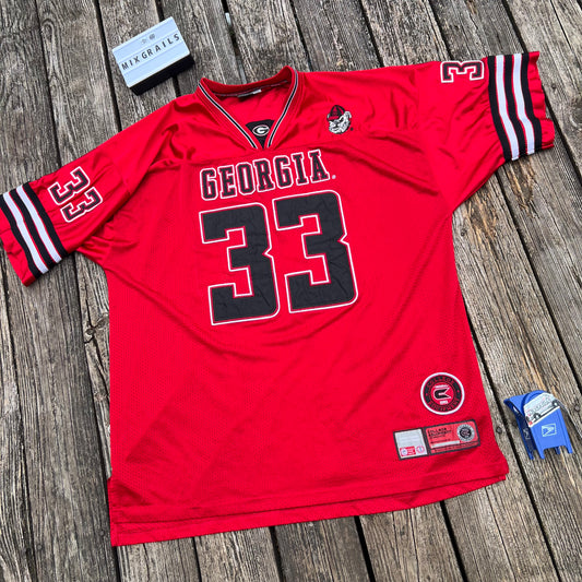 Georgia Bulldogs Football Jersey XXLarge#33 Mesh Colsseum Terrell Davis 1993