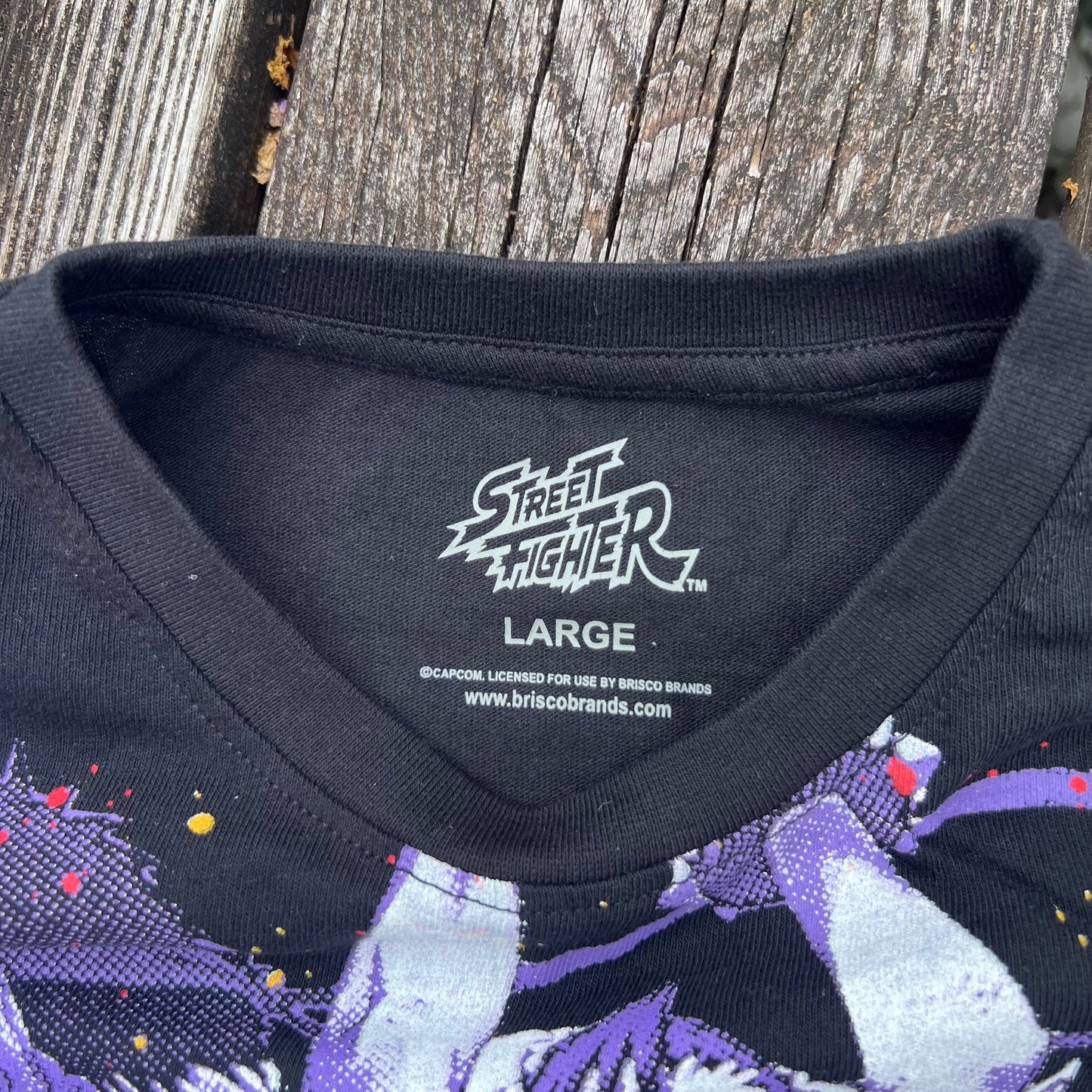 Street fighter capcon Tee large
