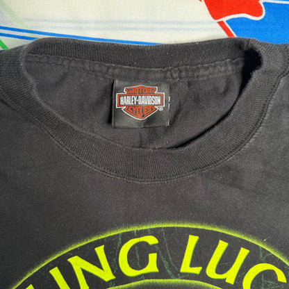 Harley Davidson “Feeling lucky”. Medium Black Chattanooga