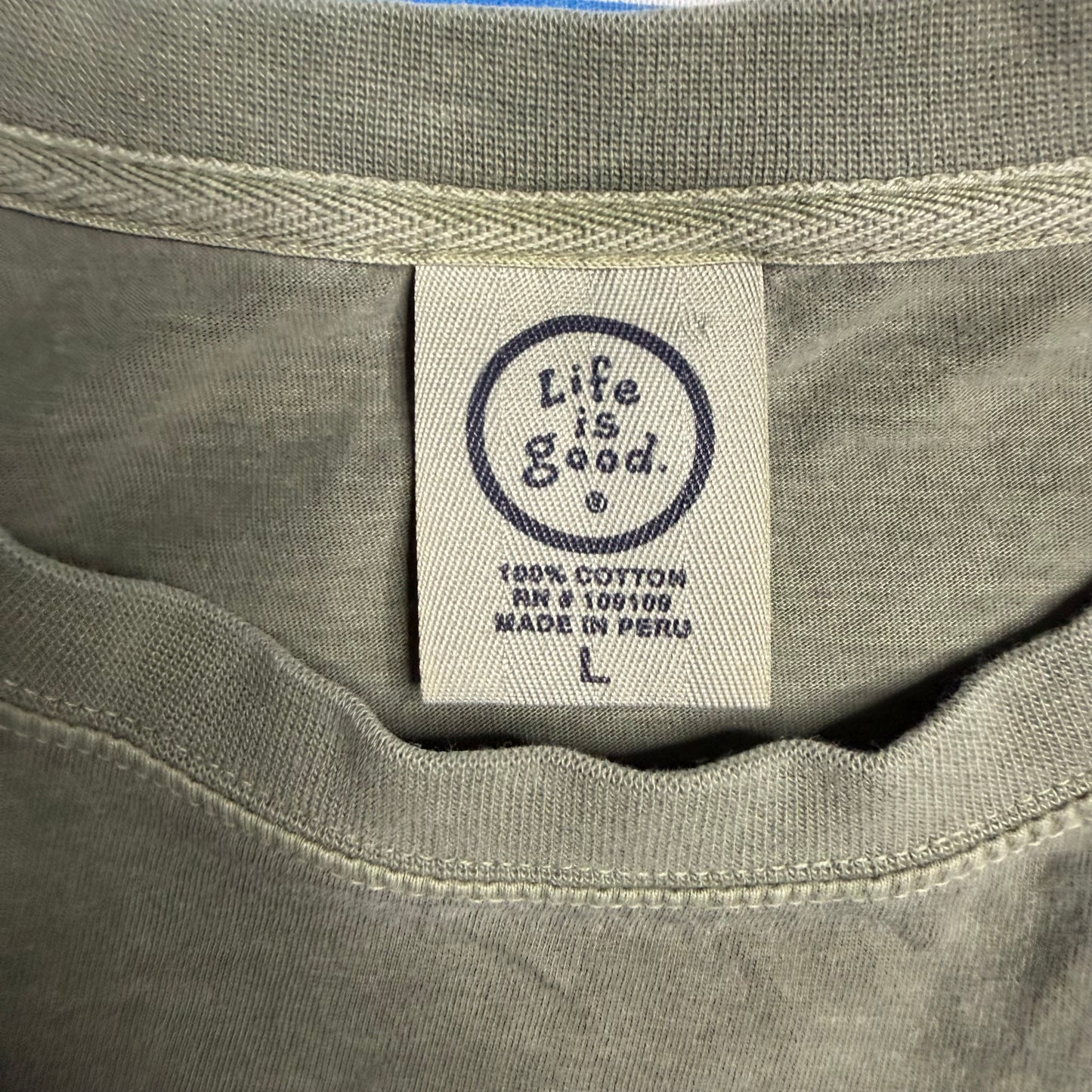 Y2k Life is Good golf shirt Large