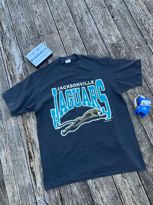 Vintage Jacksonville Jaguars Mens Shirt 1993 Original Banned Logo XL Delta Tag