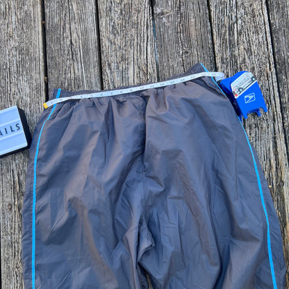 Vintage Adidas Track Pants Adult L  Gray Windbreaker Pants Soccer Sports Y2K