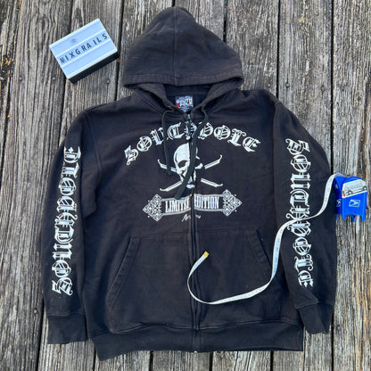 Y2k SouthPole skull zip up hoodie
SzXLarge