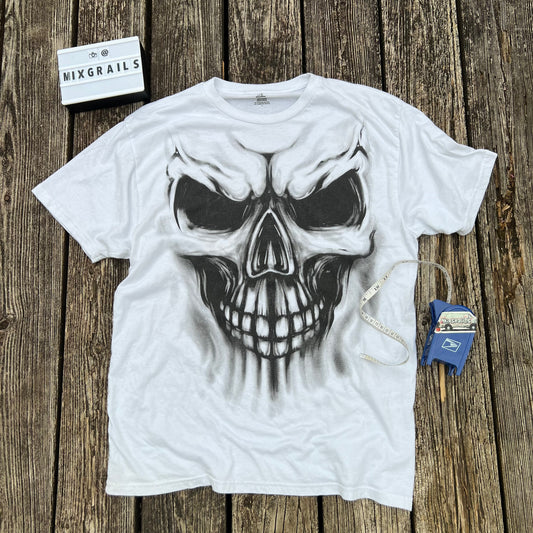 Y2k skull T-Shirt Large