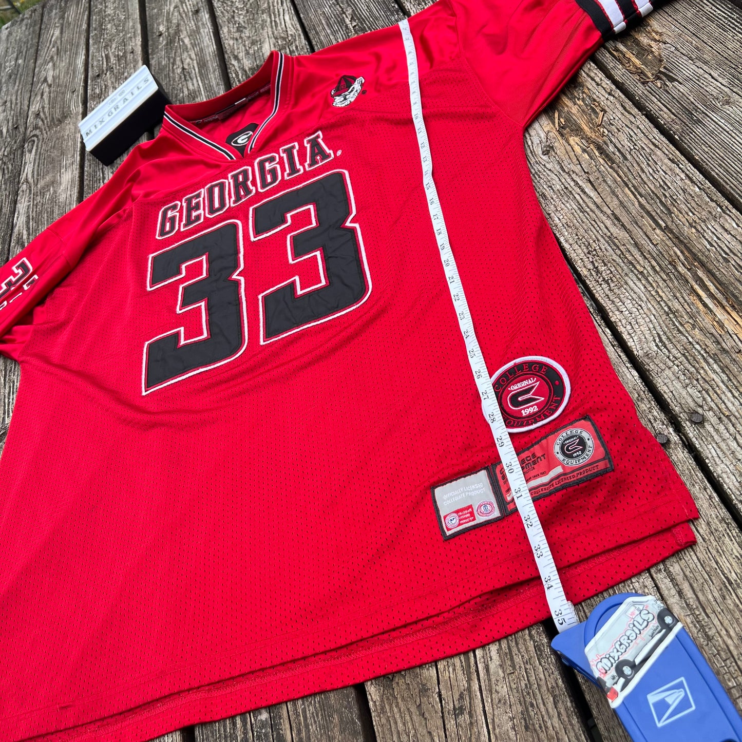 Georgia Bulldogs Football Jersey XXLarge#33 Mesh Colsseum Terrell Davis 1993