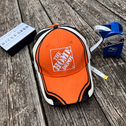 The Home Depot Tony Stewart/  Gibbs Racing Cap NASCAR Orange White Black Adjust