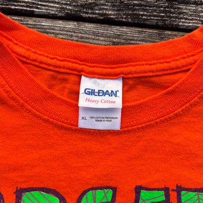 Y2k Halloween shirt “forget candy give ke a cold one” X-Large