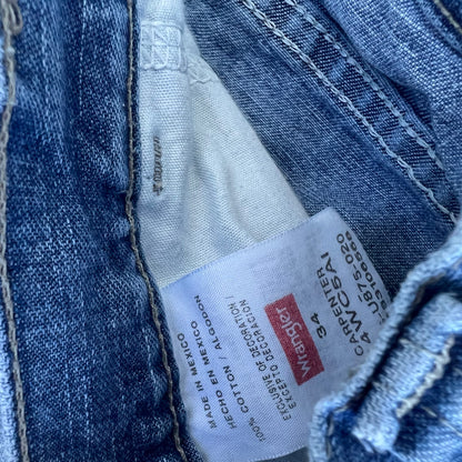 Wangler blue denim carpenter shorts
    Size 34