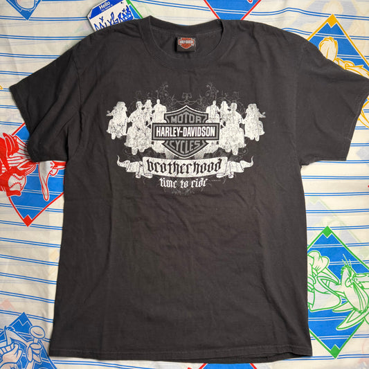 Harley Davidson “brotherhood” tee Large