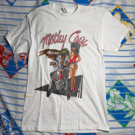 Motley Crue 1988 tour tee modern print  Medium ￼￼