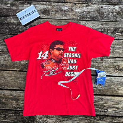 Tony Stewart NASCAR #14 The Season Has Just Begun T Shirt Size Large