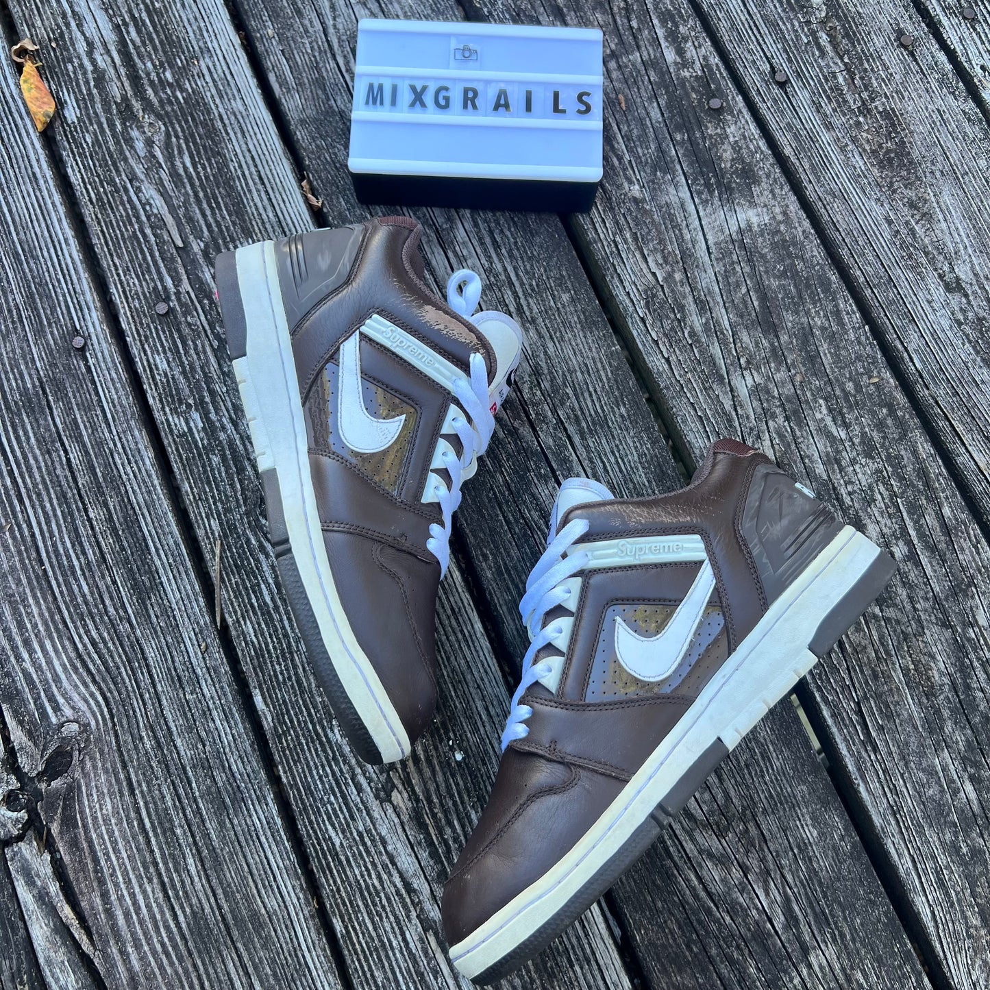 Nike Supreme x Air Force 2 Brown (10.5M)