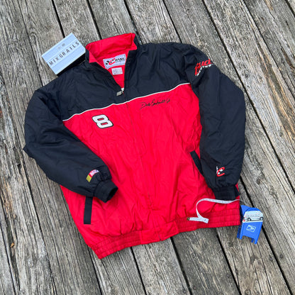 Vtg Chase Authentics Dale Earnhardt Jr. Windbreaker NASCAR Jacket Men's Large L