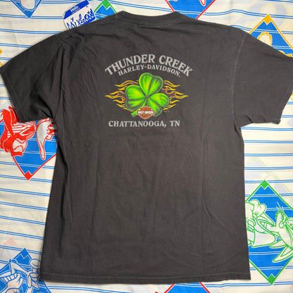 Harley Davidson “Feeling lucky”. Medium Black Chattanooga